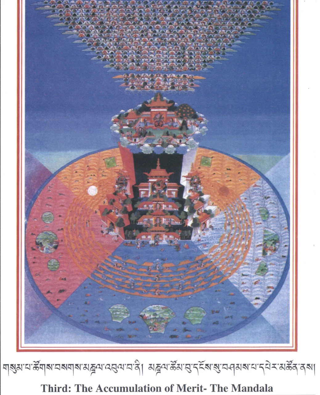 Ilustração do Monte Meru